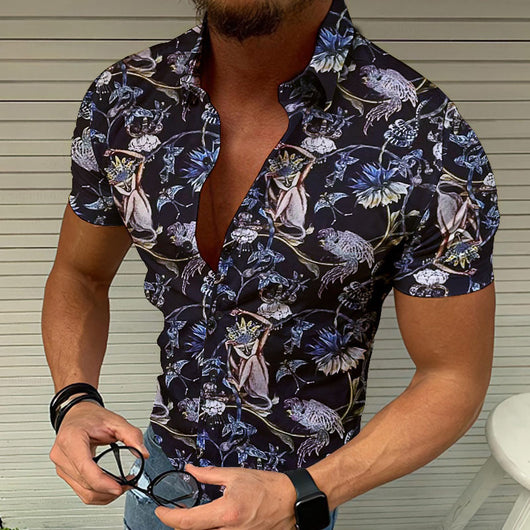 Playera Estampada 3D Casual para Hombre - Diseño Fresco de Verano - Image 10