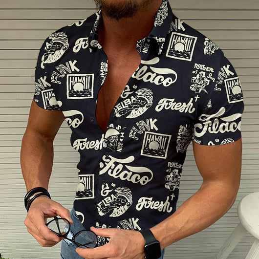 Playera Estampada 3D Casual para Hombre - Diseño Fresco de Verano - Image 11