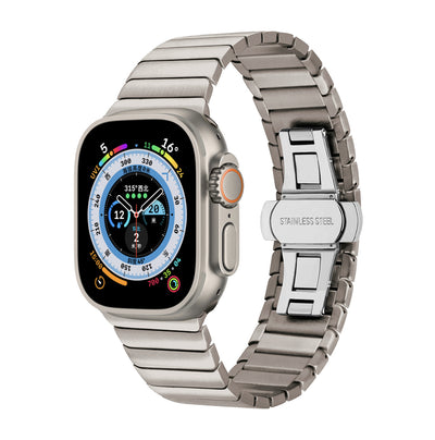 Reloj Inteligente Bow Buckle IWatch 8 Acero Inoxidable con Correa Metálica - Image 19