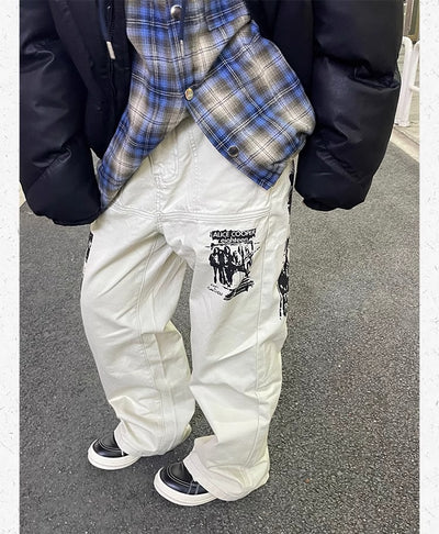 Jeans Hombre Estampado Hip Hop Primavera - Image 24