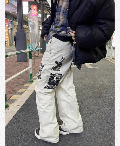 Jeans Hombre Estampado Hip Hop Primavera - Image 26