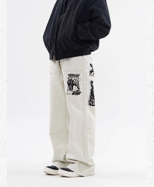 Jeans Hombre Estampado Hip Hop Primavera - Image 27
