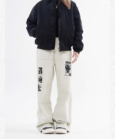Jeans Hombre Estampado Hip Hop Primavera - Image 30