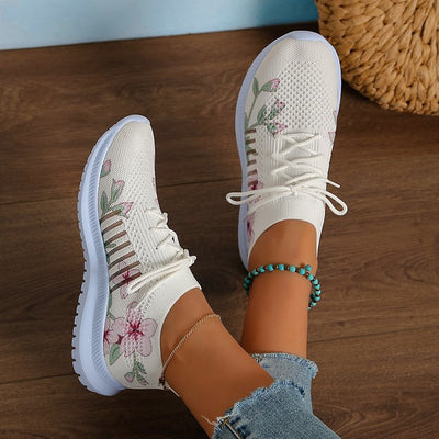 Zapatillas Running Mujer Mesh Flyknit Casual - Image 8