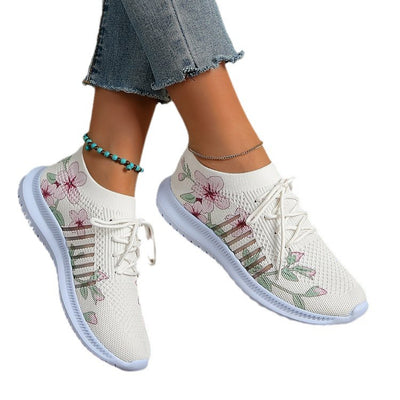 Zapatillas Running Mujer Mesh Flyknit Casual - Image 12