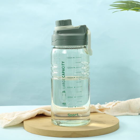 Botella Térmica Deportiva Transparente Resistente al Calor - Vaso Portátil para Viajes - Image 16