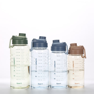Botella Térmica Deportiva Transparente Resistente al Calor - Vaso Portátil para Viajes - Image 17