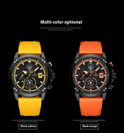 Reloj Deportivo con Banda de Silicona Multicolor - Image 21