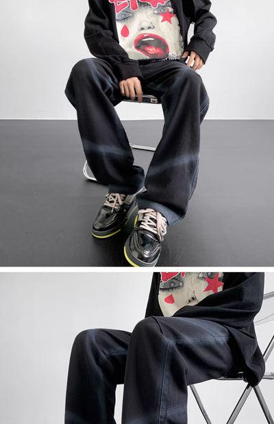 Jeans Tie-Dye de Lujo Minimalista - Estilo Urbano Contemporáneo - Image 29