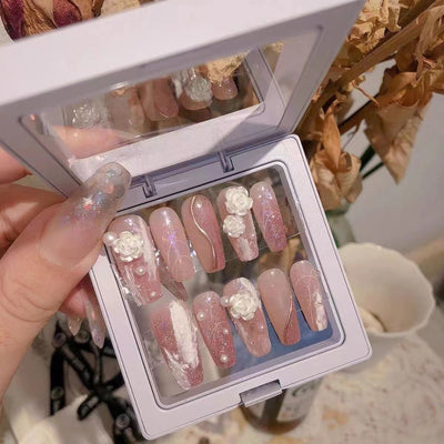 Uñas Postizas Removibles Diseño Clásico - Acabado Profesional - Image 57