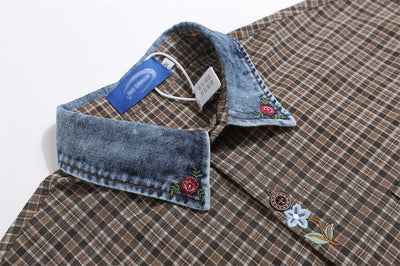Camisa Cuadriculada Holgada para Hombre - Estilo Casual Versátil - Image 20