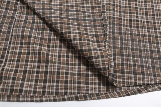 Camisa Cuadriculada Holgada para Hombre - Estilo Casual Versátil - Image 22
