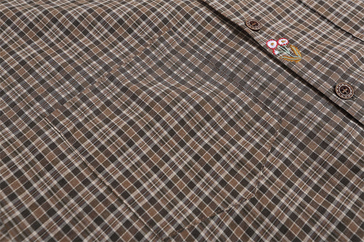 Camisa Cuadriculada Holgada para Hombre - Estilo Casual Versátil - Image 25