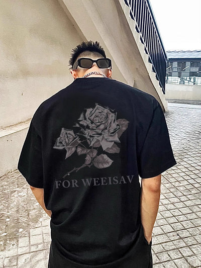 Playera Estampada con Rosas para Hombre - Image 18