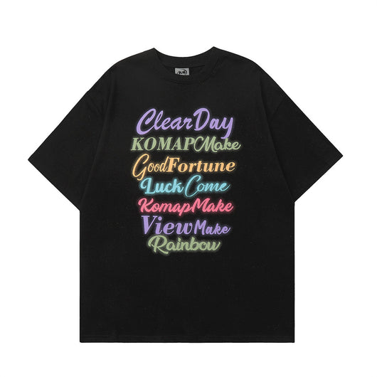 Playera Estampada con Letras de Colores para Hombre - Image 25