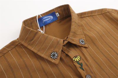 Camisa Casual de Rayas Verticales para Hombre - Image 40
