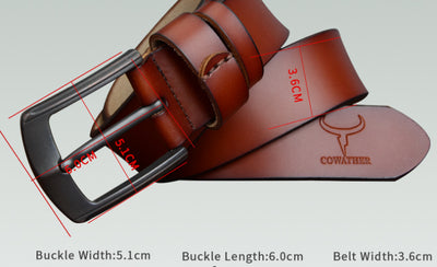 Cinturón de Cuero con Hebilla Dinámica Ajustable - Image 17
