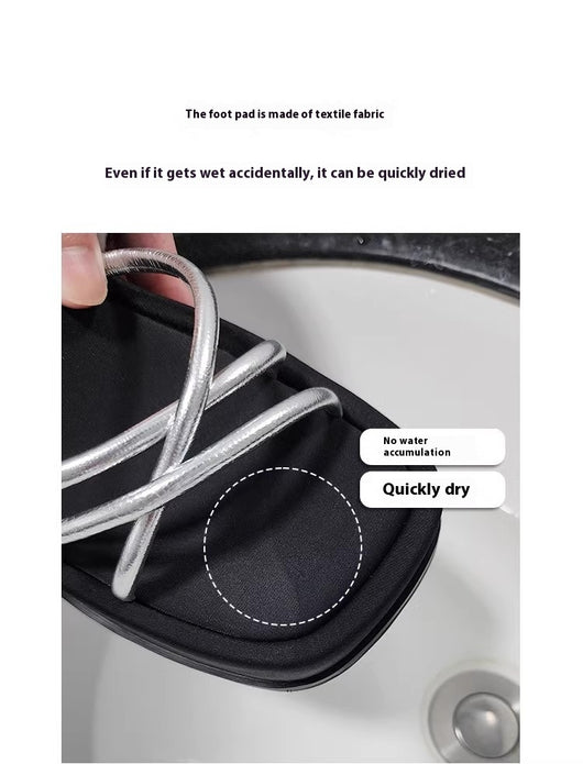 Sandalias Plataforma Impermeables con Tira Abierta para Mujer - Calzado de Verano - Image 8