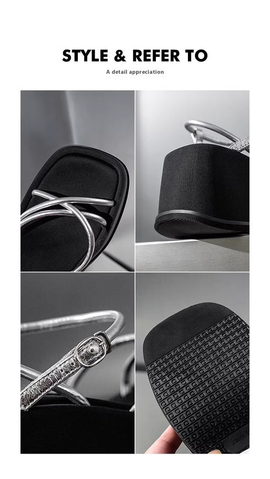 Sandalias Plataforma Impermeables con Tira Abierta para Mujer - Calzado de Verano - Image 19