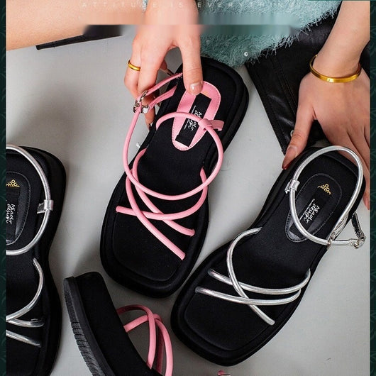 Sandalias Plataforma Impermeables con Tira Abierta para Mujer - Calzado de Verano - Image 20