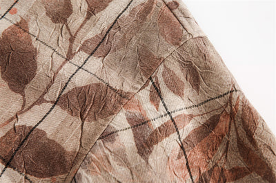 Camisa Suelta Estampado Flores y Hojas para Hombre - Image 21