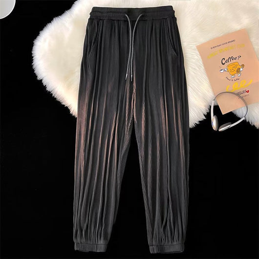 Pantalones Ice Silk Hombre - Pantalón Deportivo Casual Ligero con Cintura Ajustable - Image 23