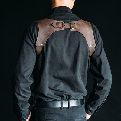 Cinturón Punk Ajustable con Hebilla de Correa para Hombre - Image 10