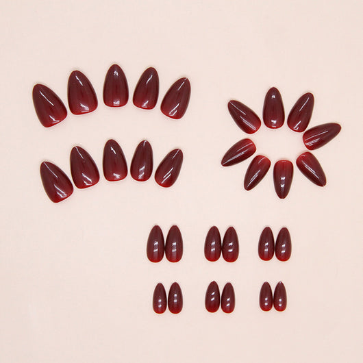 Parches de Uñas Rojo Flama - Diseño Minimalista - Image 12