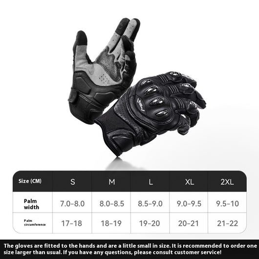 Guantes de Motocicleta con Fibra de Carbono Reforzada - Image 8