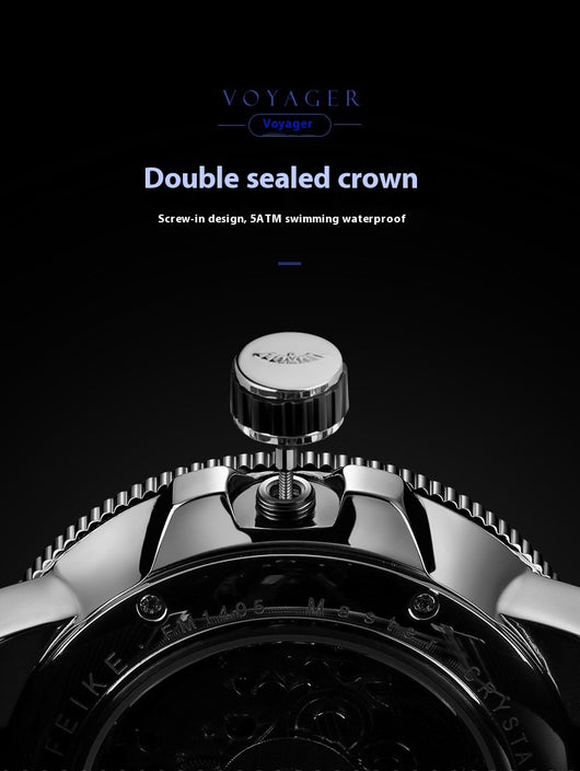 Reloj Automático Mecánico Impermeable con Esfera Luminosa para Hombre - Image 20