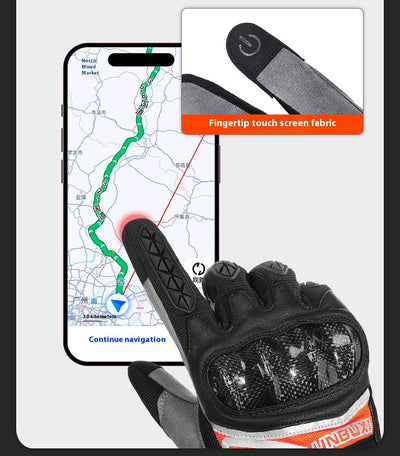 Guantes de Motociclista con Fibra de Carbono - Image 7