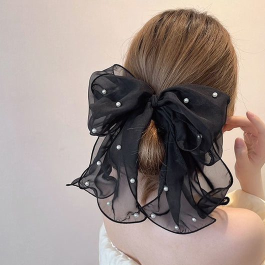 Clip Trasero de Encaje Blanco Premium para Cabello Largo - Image 16