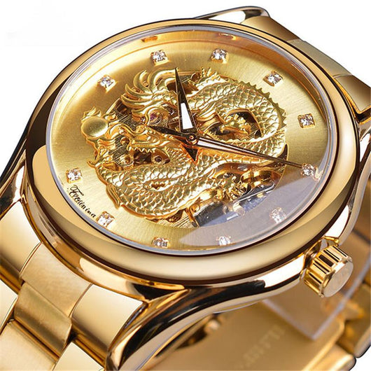 Reloj Automático Mecánico Hueco con Correa de Acero y Resistencia al Agua - Image 10