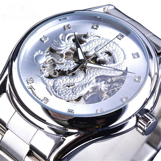 Reloj Automático Mecánico Hueco con Correa de Acero y Resistencia al Agua - Image 12
