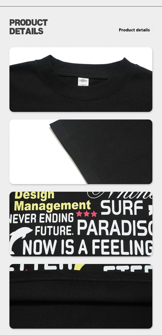 Camiseta Suelta Manga Corta con Escote Diseñado para Hombre - Image 16