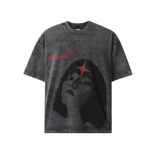 Camiseta Suelta Estampado Vintage para Hombre - Image 18