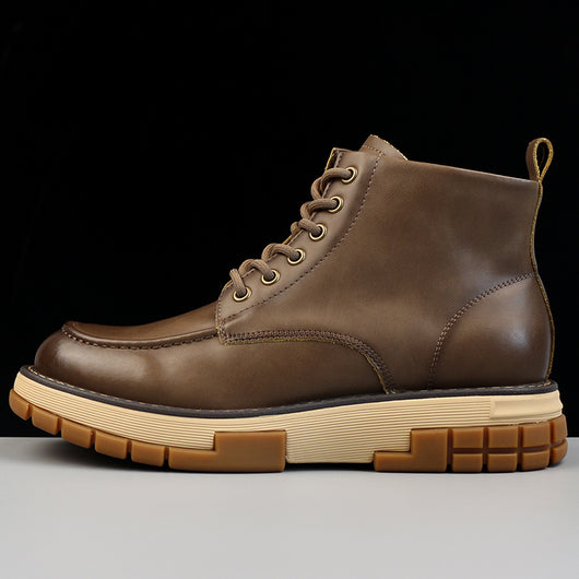 Botas Martin de Trabajo Estilo Británico con Suela Amortiguadora y Soporte Reforzado - Image 9