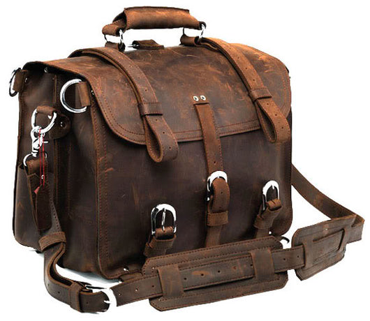 Bolsa de Viaje en Cuero Crazy Horse - Image 14