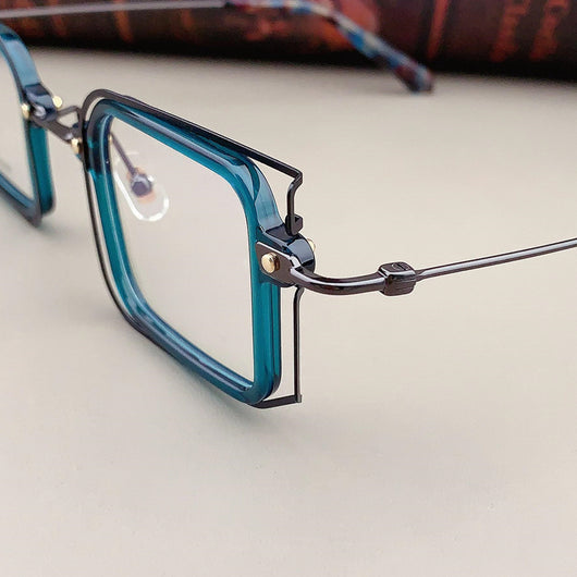 Gafas Cuadradas Personalizadas con Protección Azul para Hombre y Mujer - Image 29