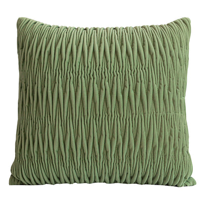 Almohada Decorativa Plisada Verde en Relieve 3D - Image 17