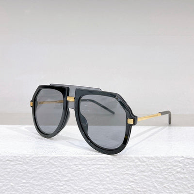 Gafas de Sol Oversized con Estampado Leopardo Negro para Mujer - Image 9