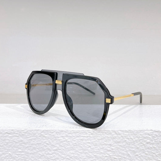Gafas de Sol Oversized con Estampado Leopardo Negro para Mujer - Image 9