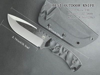 Cuchillo de Supervivencia Táctica para Defensa Personal y Aventura - Image 13