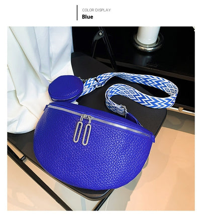 Bolso Bandolera Crossbody con Cierre de Cremallera y Textura Saddle Lock - Image 14