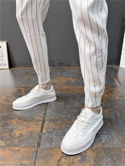Pantalones Casuales Slim Fit Hombre con Rayas Verticales para Primavera y Verano - Image 28