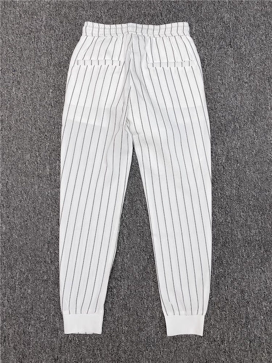 Pantalones Casuales Slim Fit Hombre con Rayas Verticales para Primavera y Verano - Image 32