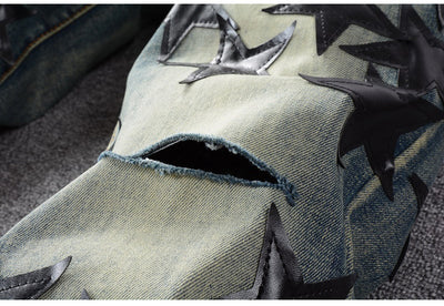Pantalones Jeans Slim Fit Estrella Cinco Puntas para Hombre - Image 12