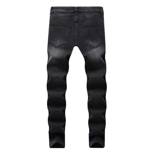Pantalones Jeans Slim Fit con Rotura en la Rodilla y Stretch para Hombre - Image 8