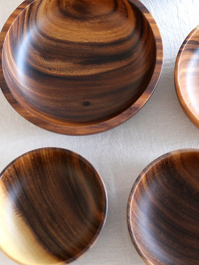 Tazón de Madera Natural para Frutas y Ensaladas - Recipiente Versátil para Hogar y Restaurante - Image 15