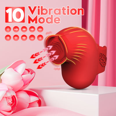 Estimulador de Dedo con Diseño de Rosa - Image 16